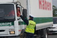 kontrola stanu trzeźwości kierowcy ciężarówki