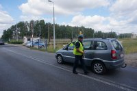 funkcjonariusze podczas działań