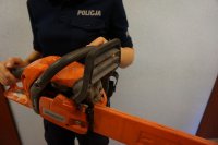 piła odzyskana przez kryminalnych z Lublińca