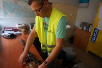 technik kryminalistyki w lublinieckiej komendzie