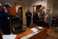 Policjantki z Holandii na stanowisku kierowania KPP w Lublińcu