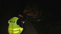 Policjant na miejscu zdarzenia