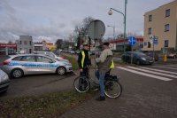 Policjanci podczas działań