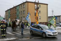 Policjanci asystują uczestnikom przemarszu