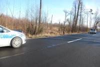 Policjanci na miejscu zdarzenia