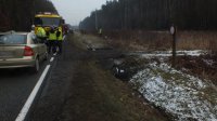 Służby ratunkowe na miejscu zdarzenia