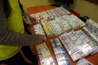 Zabezpieczone lewe papierosy