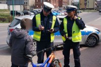Policjanci podczas działań NURD