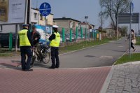Policjanci prowadzą działania NURD