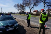 Policjanci i żandarmi podczas działań