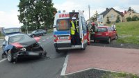 Policjanci pracują na miejscu zdarzenia