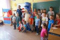 Policjantowi towarzyszył Sznupek