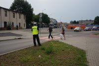 Policjanci podczas działań