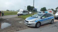 Policjanci na miejscu zdarzenia