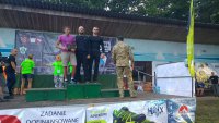 Policjanci na podium