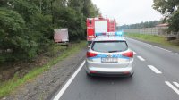 Służby ratunkowe na miejscu zdarzenia