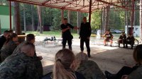 Spotkanie z uczniami klas mundurowych