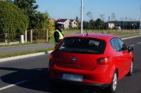 Kontrola trzeźwości na ulicy Częstochowskiej
