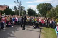 Scenka obrazująca zatrzymanie sprawcy