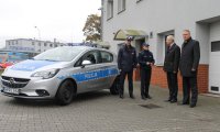 Odbiór kluczyków do nowego radiowozu