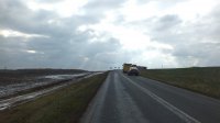 Służby ratunkowe na miejscu wypadku