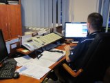 Dyżurny KPP w Lublińcu