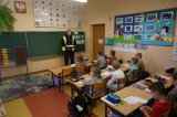 Policjanci na spotkaniu w szkole