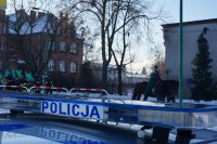 Wierni idą ulicą Stalmacha w Lublińcu