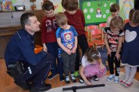 Spotkanie policjantów z przedszkolakami z &quot;trójki&quot;