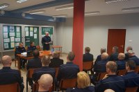 Komendant Powiatowy wita gości