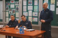 Komendant Powiatowy Policji mł. insp. Rafała Kuter