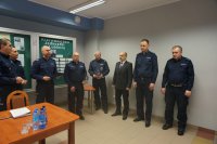 Pożegnanie policjantów odchodzących na emeryturę