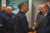 Zastępca Komendanta Powiatowego dziękuje za współpracę