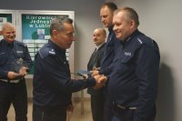 Za służbę dziękuje Zastępca Komendanta Powiatowego