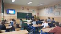 Spotkanie młodzieży z policjantami z KPP