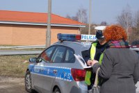 Działania Kontrola drogowa PIESZY