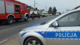 Policjanci na miejscu zdarzenia