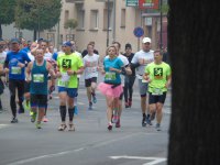 Sierż. szt. Agnieszka Czyżewska w czasie biegu w Tarnowskich Górach