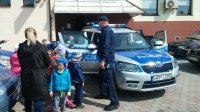 Odwiedziny przedszkolaków w koszęcińskim postarunku