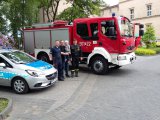 Policjanci na festynie U Oblat