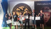 sierż. Mateusz Pompa na podium