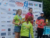 Zwyciężczyni na podium