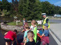 Policjanci na spotkaniu z dziećmi