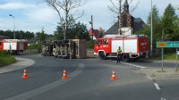 Służby ratunkowe na miejscu zdarzenia