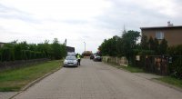 Miejsce potracenie rowerzysty