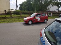 Przejazd uczestnika rajdu