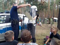 Spotkanie z uczestnikami obozu harcerskiego