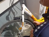 Zabezpieczony rower