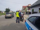 Policjanci podczas działań