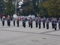 Orkiestra i pokaz musztry paradnej